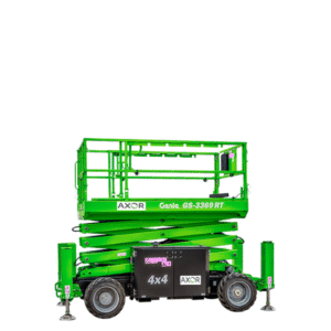 Plataforma tijera todoterreno de 12 metros