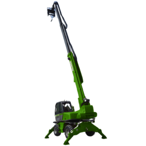 Manipulador telescópico giratorio